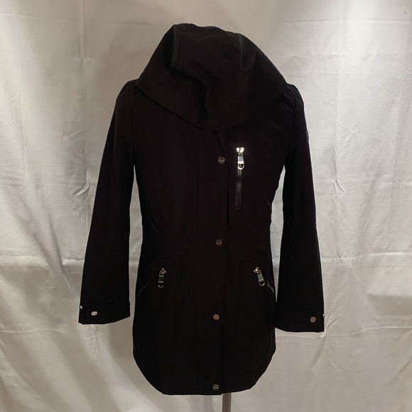 Calvin Klein Upscale Unisex black raincoat size small - Picture 3 of 7